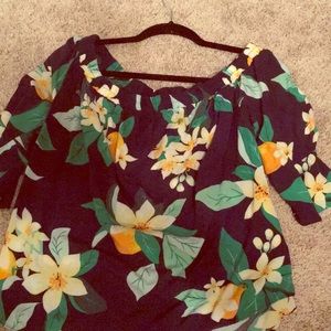 Off the shoulder top